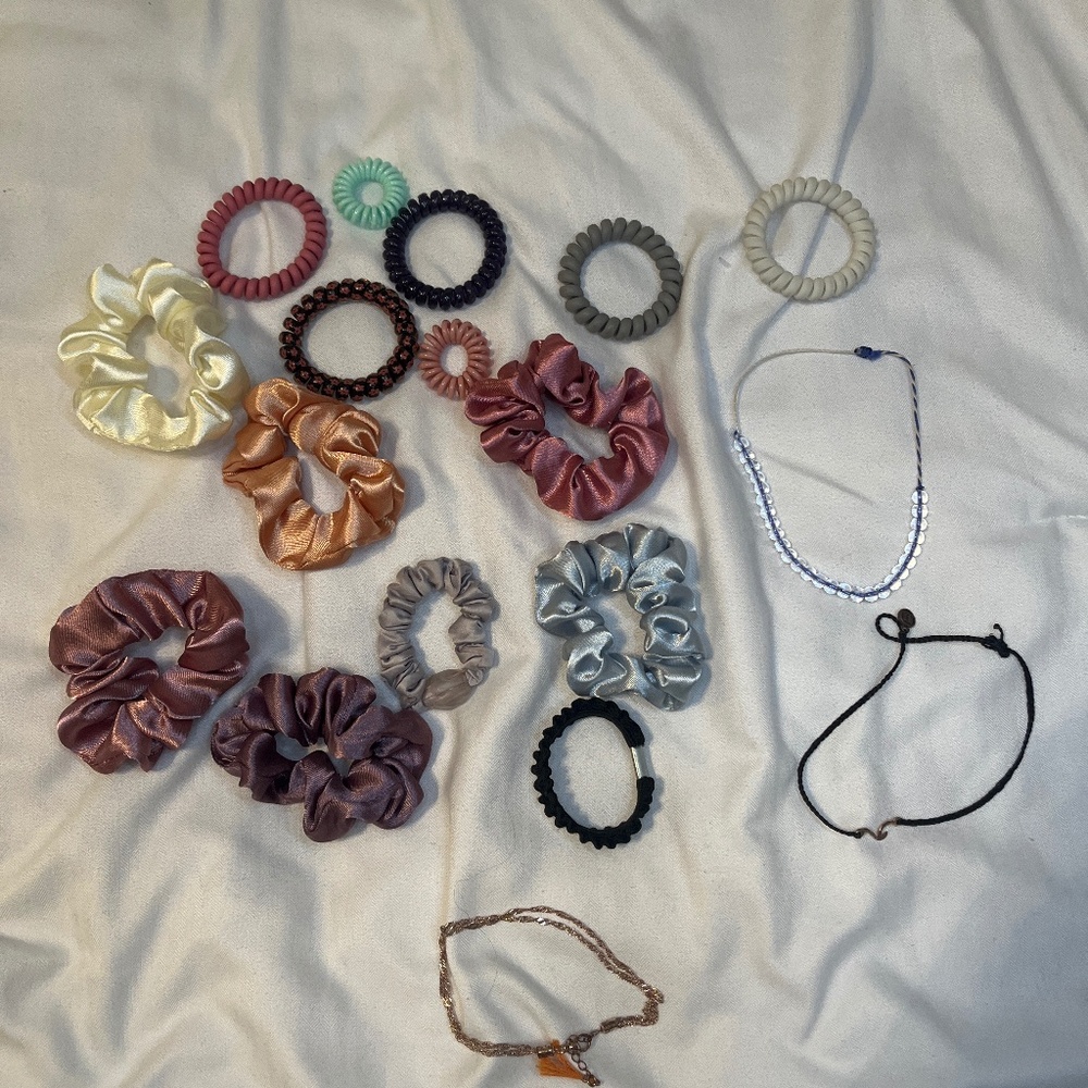 Bracelets and scrunchies!